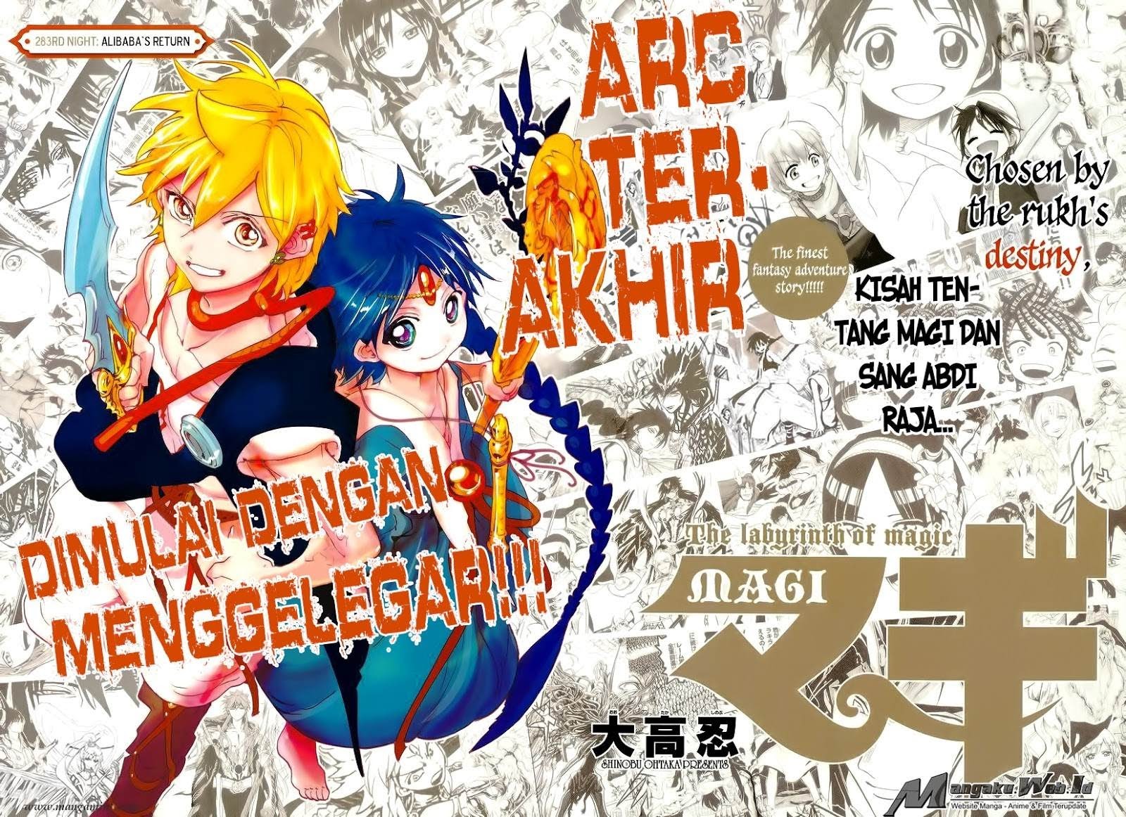 Magi – Labyrinth of Magic Chapter 283